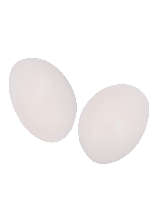 RDEXP 36 x 26mm Realistic Plastic Pigeon Eggs Solid White Sturdy & Paintable for Decor or Training for Pack of 10 - Image 3